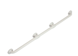 Bariatric Straight Grab Bar with 4 Flanges - 36"