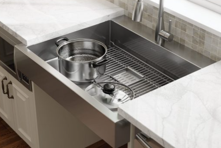 Stainless Steel Wheelchair Accessible Kitchen Sink (32-7/8" Width)