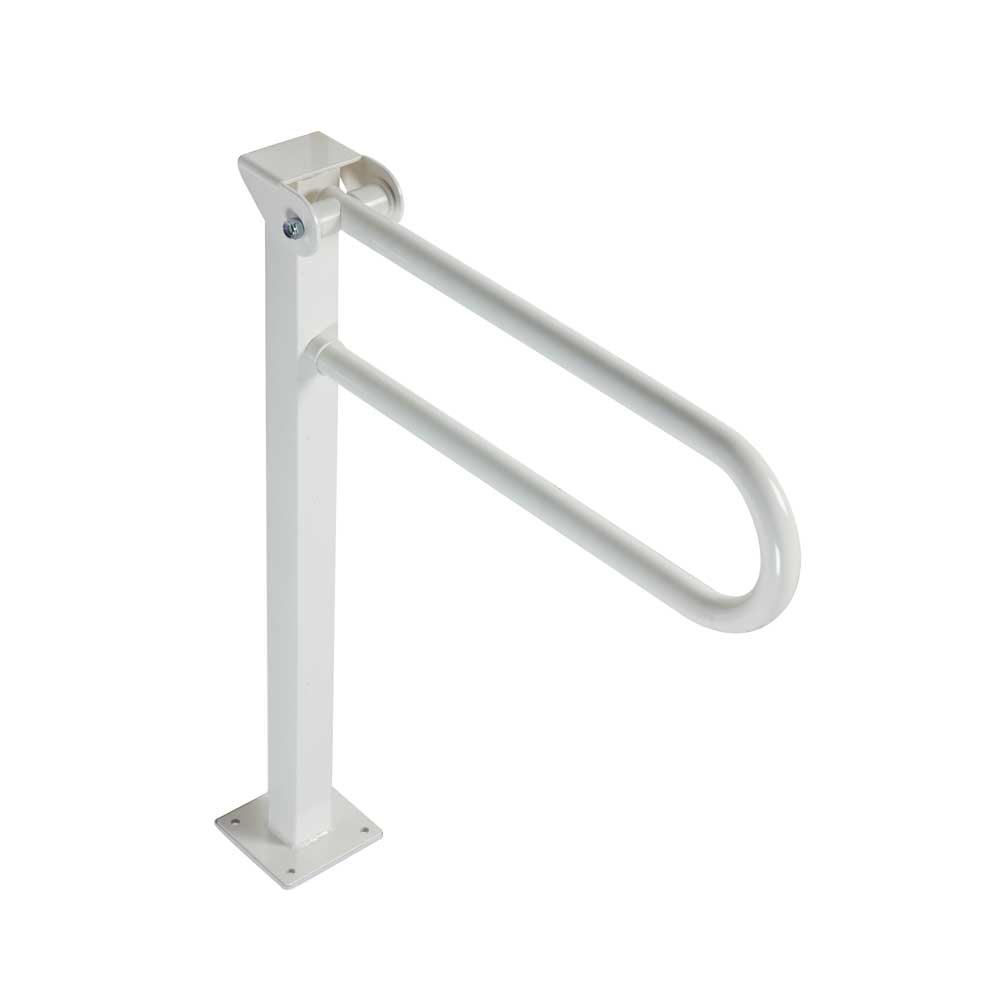 Floor Mount Pedestal Folding Grab Bar