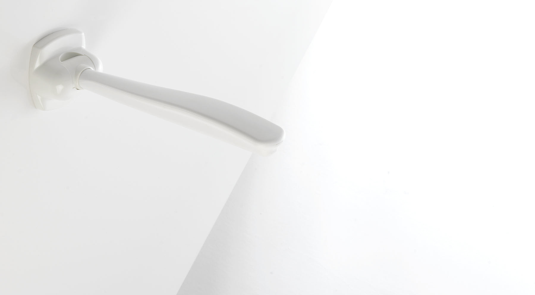 Folding Grab Bar - White