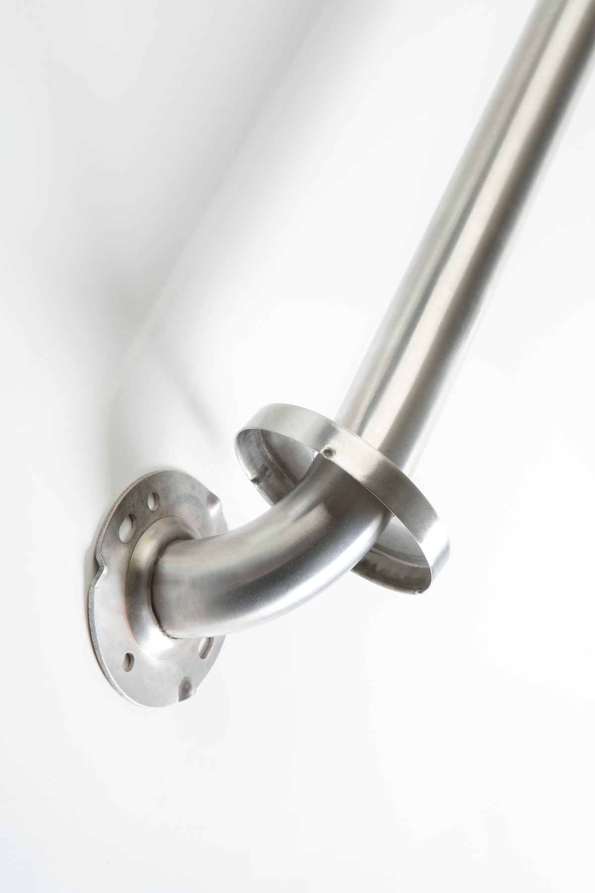 Stainless Steel Straight Grab Bar in Satin, Polished, or Peened Finish