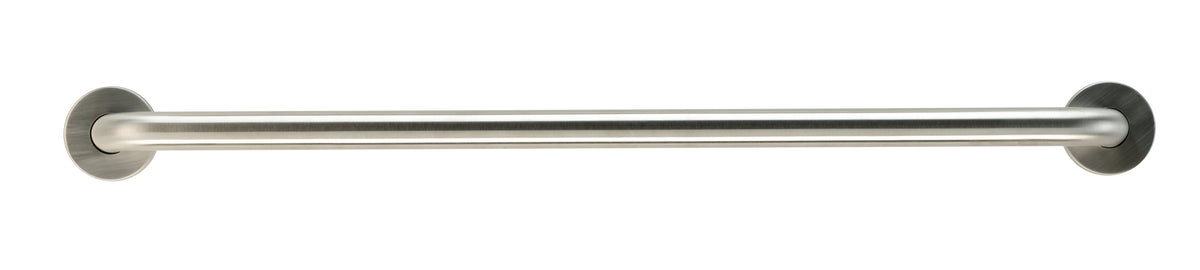Stainless Steel Straight Grab Bar in Satin, Polished, or Peened Finish