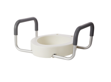 Raised Toilet Seat with Arms - Elongated