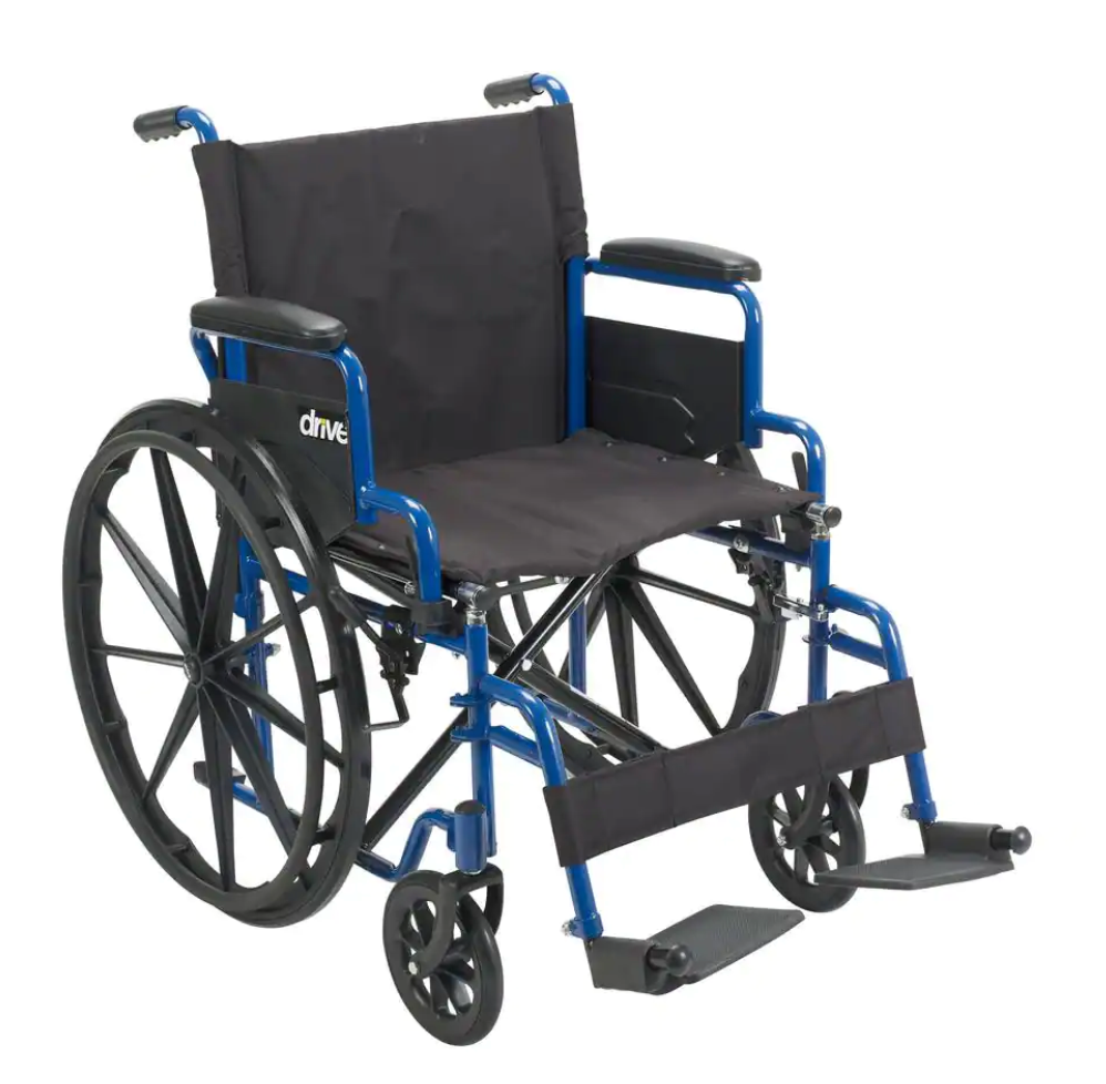 Folding Wheelchair (250 lb Capacity)