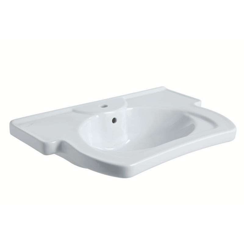 Porcelain Sink With Elbow Rest And Extra Counter Space