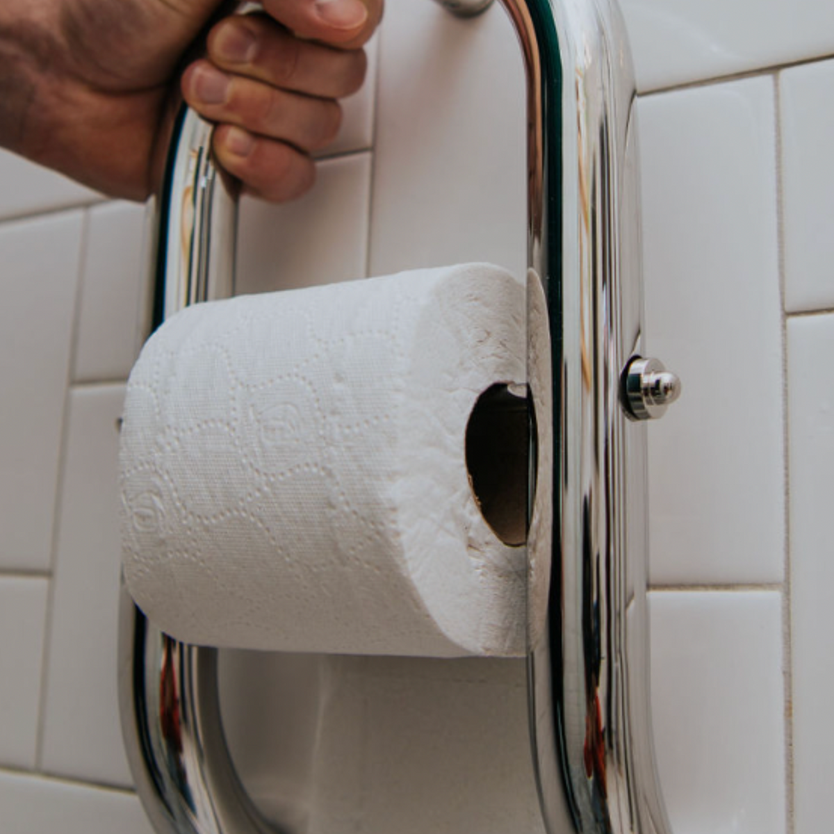 Invisia Toilet Paper Grab Bar