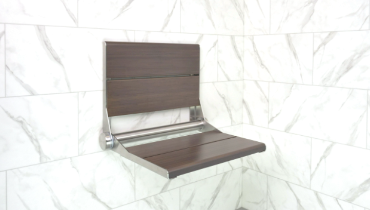 Luxury SerenaSeat Pro Medium Folding Shower Bench (18")
