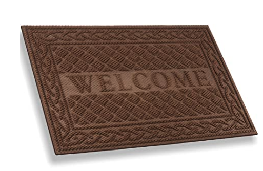 Square Patterned Non-Skid Door Mat