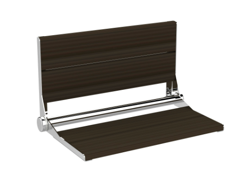 Folding Shower Bench with Stainless Steel Frame (26")
