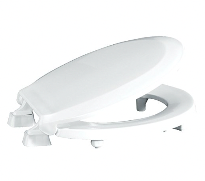 Round Raised Toilet Seat with Cover- 2"