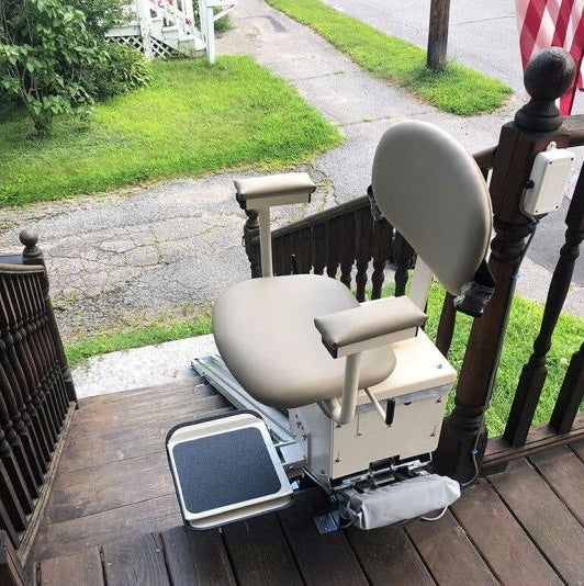 Durable Straight Outdoor Stair Lift